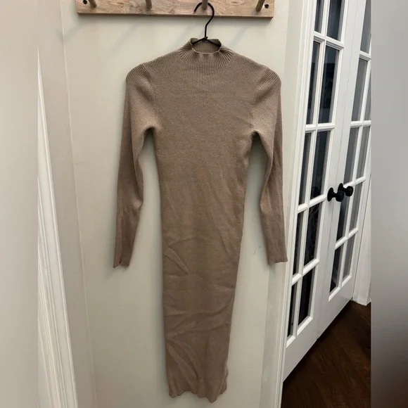 Vici Essential Mock Neck Knit Midi Dress - Picture 4 of 9